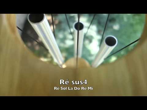 Carillon à vent en tubes aluminium de 25 mm de diamètre, Sound circle.
