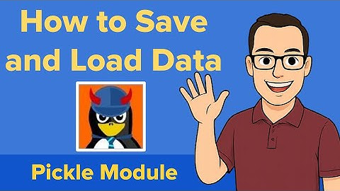 Python: How to Save and Load Data for Beginners