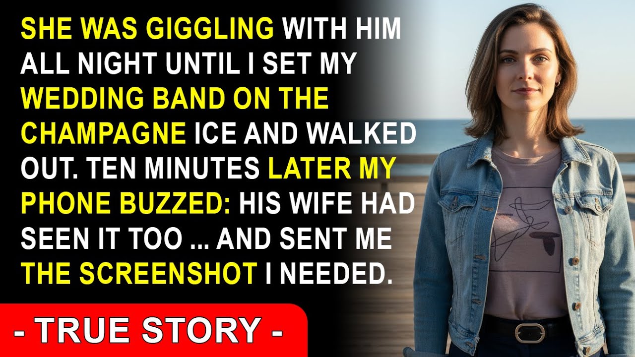 The Champagne Trap She Laughed, I Left, His Wife Delivered the Final Blow