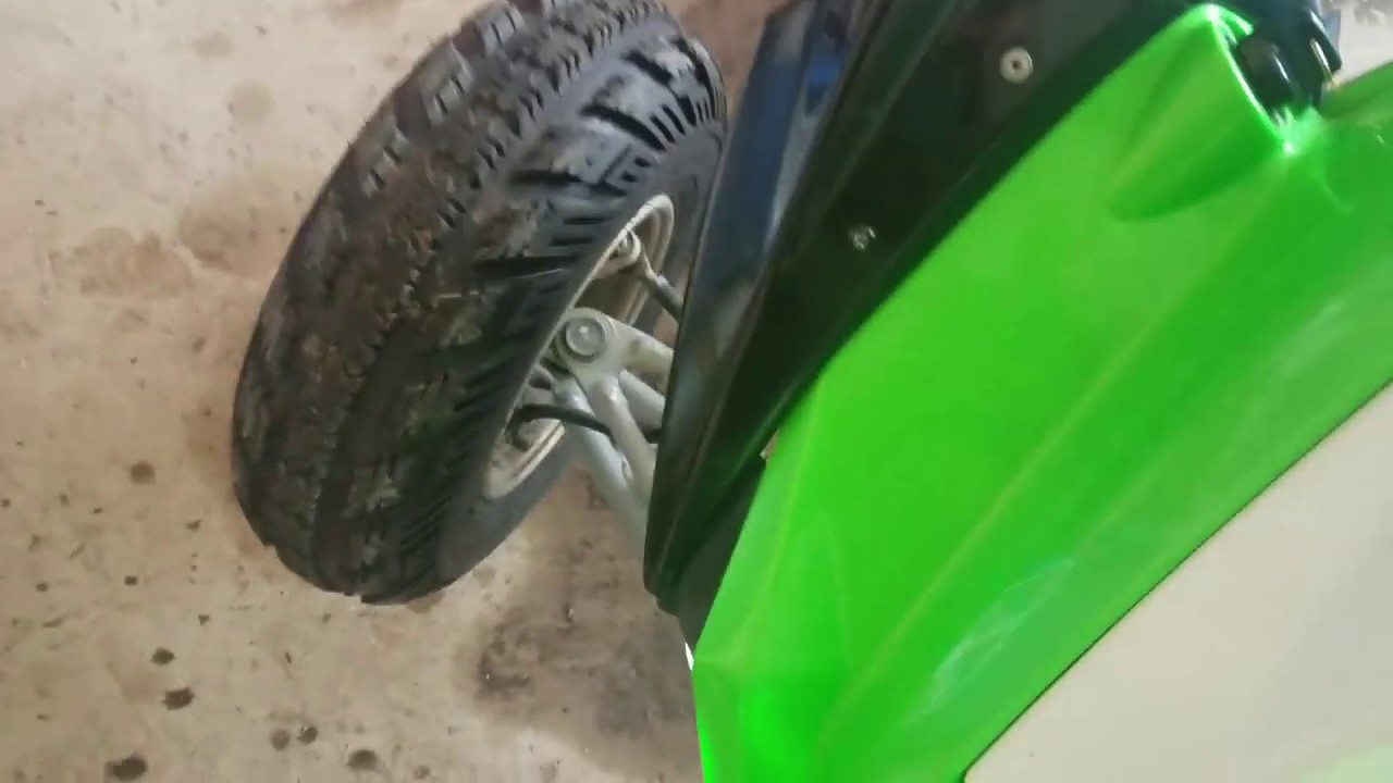 KFX450R LED Headlights MOD YouTube