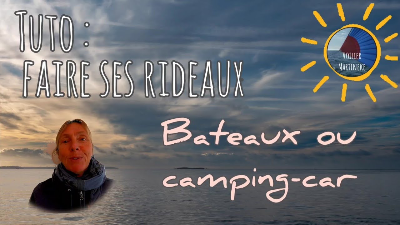 ⁣Fabriquer les rideaux de son bateau (ou camping-car) @VoilierMartineke tutoriel