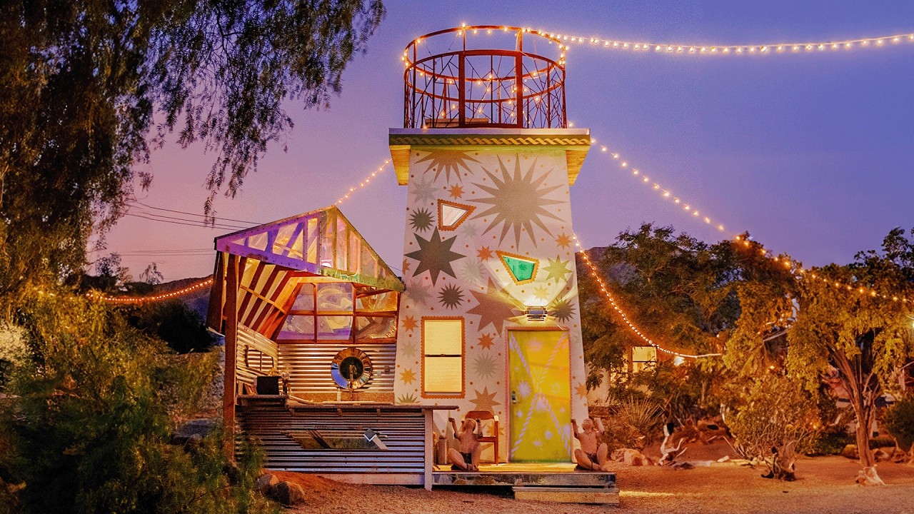 She ran away to the desert & built this??? I'm speechless