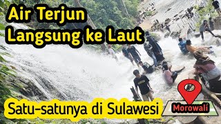 Air Terjun Ke Laut Bahomumpa Satu-Satunya di Sulawesi