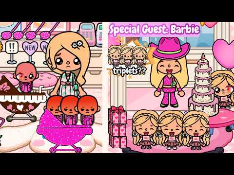 Girl With A Special Eye Reunited With Her Quadruplet Sisters | Toca Boca World Story