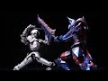 리볼텍 타케야 고딕 피규어 스톱모션 figure sword fight STOP MOTION animation - Revoltech Takeya Gothic knight