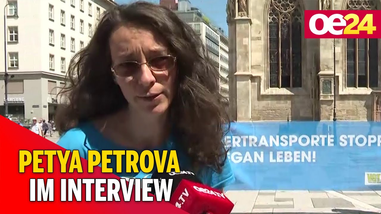 Petya Petrova zur VGTForderung "Stopp von Tiertransporten" YouTube