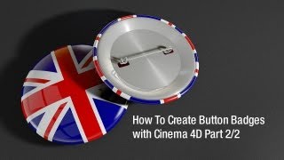 How To Create Button Badges With Cinema 4D Part 2/2