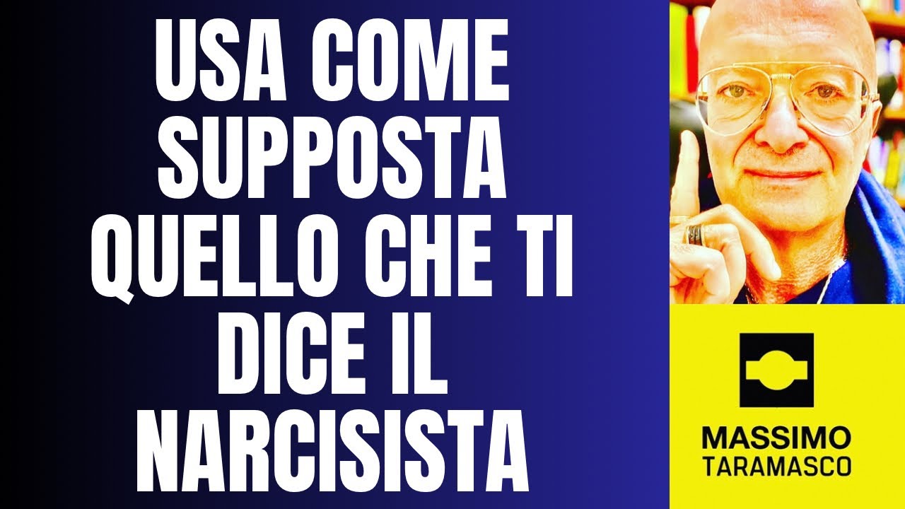 USA COME SUPPOSTA QUELLO CHE TI DICE IL NARCISISTA - YouTube