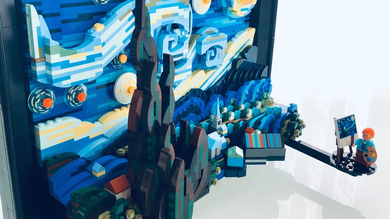 Lego Vincent van Gogh - The Starry Night 