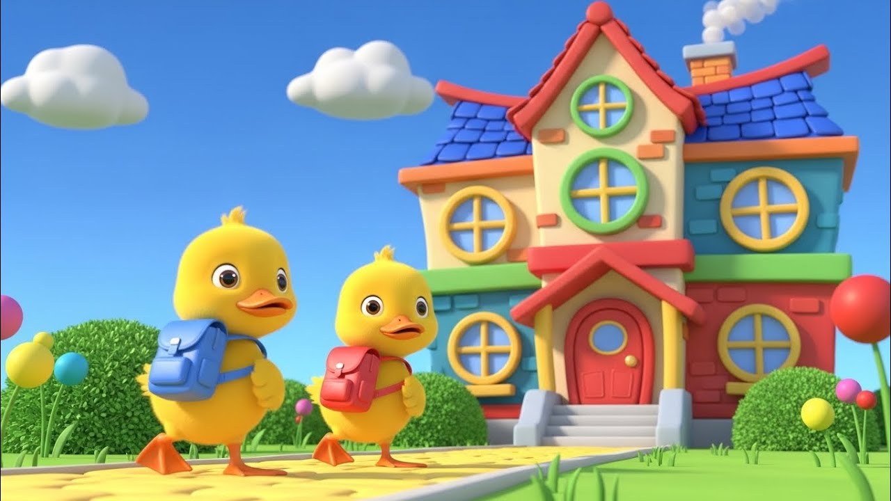 Two Little Ducks Learn to Spell 🦆 | A to H Spelling Song | Kids Learning Rhyme