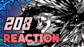 COLLAPSING STAR - Jujutsu Kaisen Chapter 208 Reaction