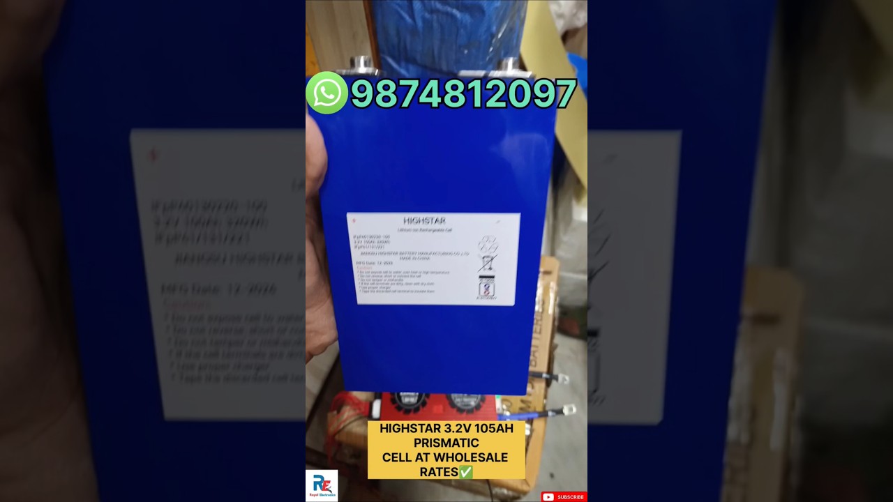 HIGHSTAR 3.2V 105AH DISPATCHED TO WEST BENGAL✅🚚 