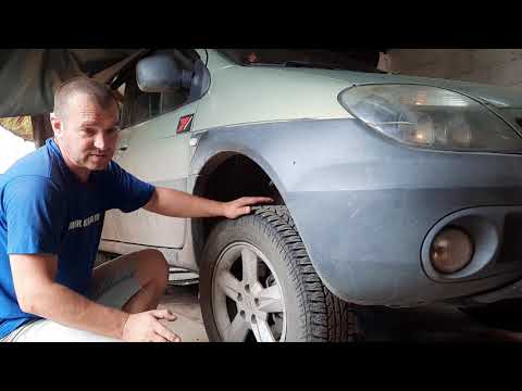 Замена ПОДШИПНИКА ПЕРЕДНЕЙ СТУПИЦЫ Renault Scenic RX4