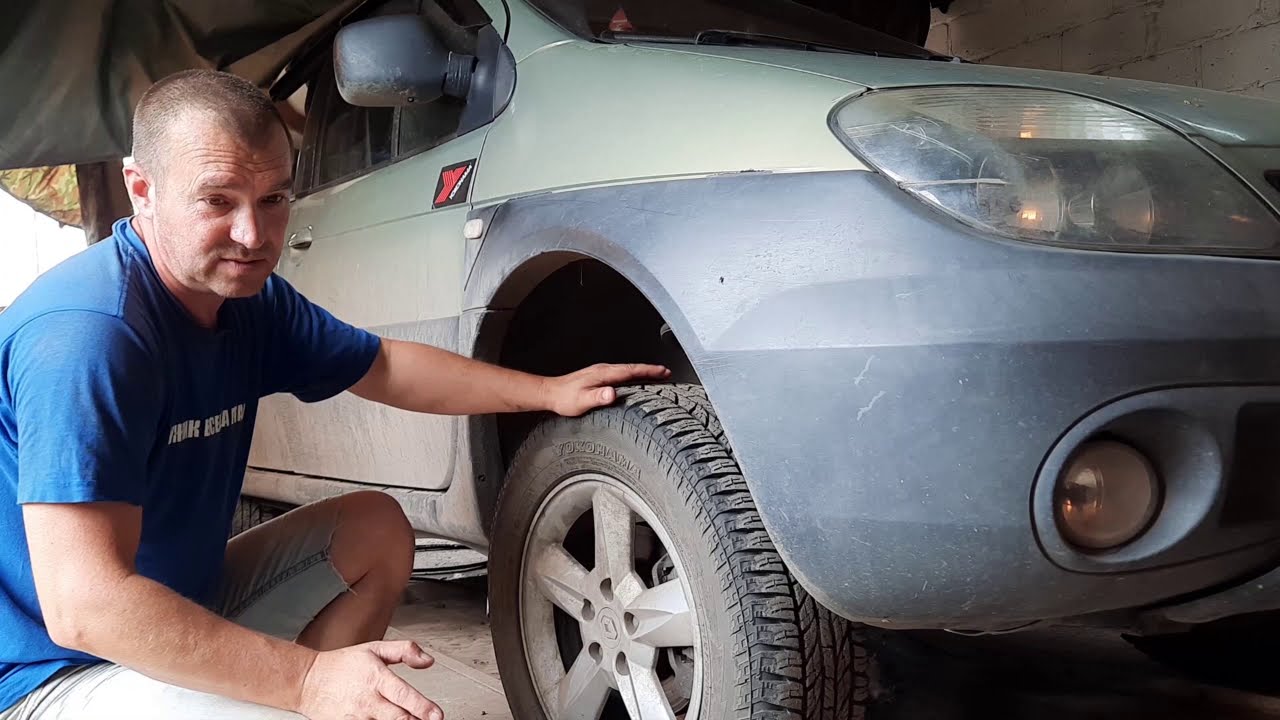 Замена  ПОДШИПНИКА ПЕРЕДНЕЙ СТУПИЦЫ Renault Scenic RX4