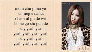 2NE1 - I Love You (Easy Lyrics)