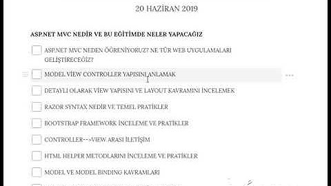 Asp.Net MVC Giriş-1