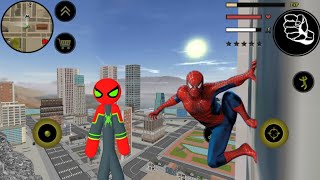 Spider Stickman Rope Hero 2 New maps - Örümcek Çöp Adam Halat Kahraman #4 Android Gameplay screenshot 3