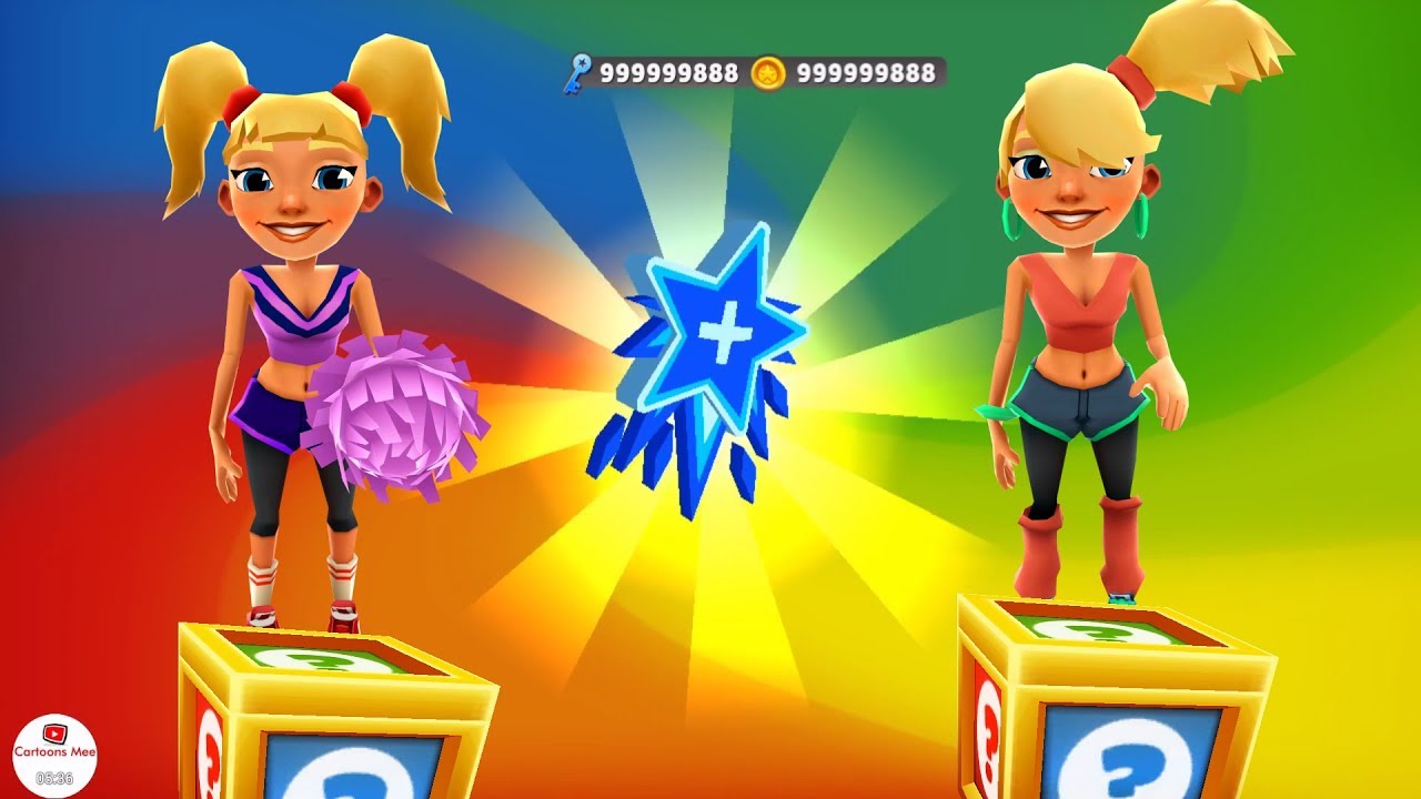 Gameplay, Cartoons Mee, android game, IOS game, Subway Surfers, Tasha, Gym ...