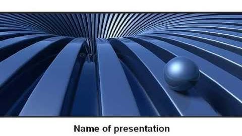 Blue Funnel PowerPoint Template by PoweredTemplate.com