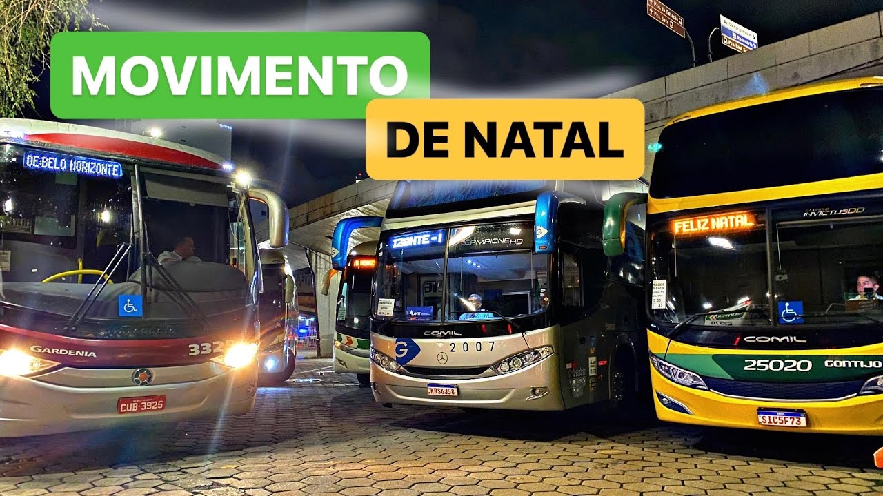 MOVIMENTO ABSURDO DE NATAL! Rodoviária de BELO HORIZONTE #5