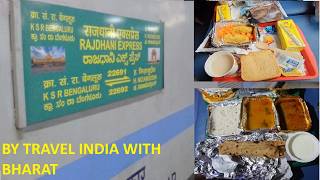 Hyderabad to Delhi Rajdhani Express | Train 22691 | 3AC Full Journey | FULL Food Review