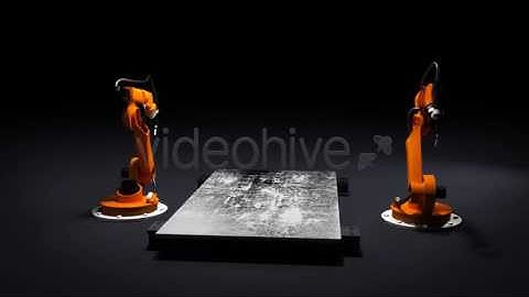 Robot arms welding | After Effects Template 2550804