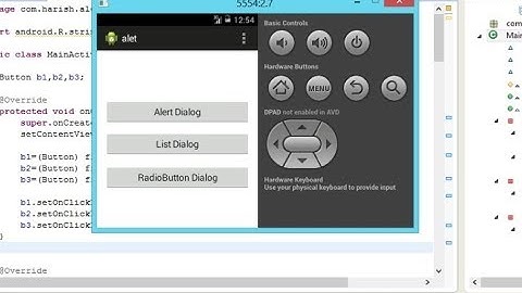 Create "Android Alert Dialog" App in PC | Tamil | Eclipse