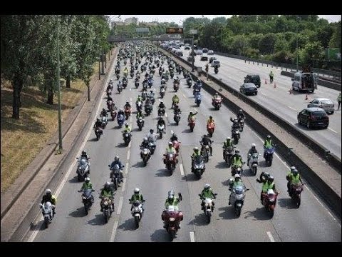 Manifestation Des Motards En Colère - 1 Février 2014