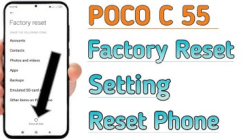 Poco C55 Phone Ko Factory Reset Setting Kaise Kare | Phone Reset Kaise Kare | Reset Setting up |