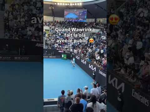😅 Stan The Man vit sa meilleure vie à Melbourne pour son dernier Open d’Australie #tennis #ausopen