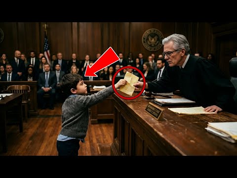 An 7-Year-Old Boy Walked Into a Courtroom With a Note — Nobody Expected What Happened Next