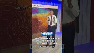 Unseasonably Warm with Breezy Conditions the Next Couple of Days