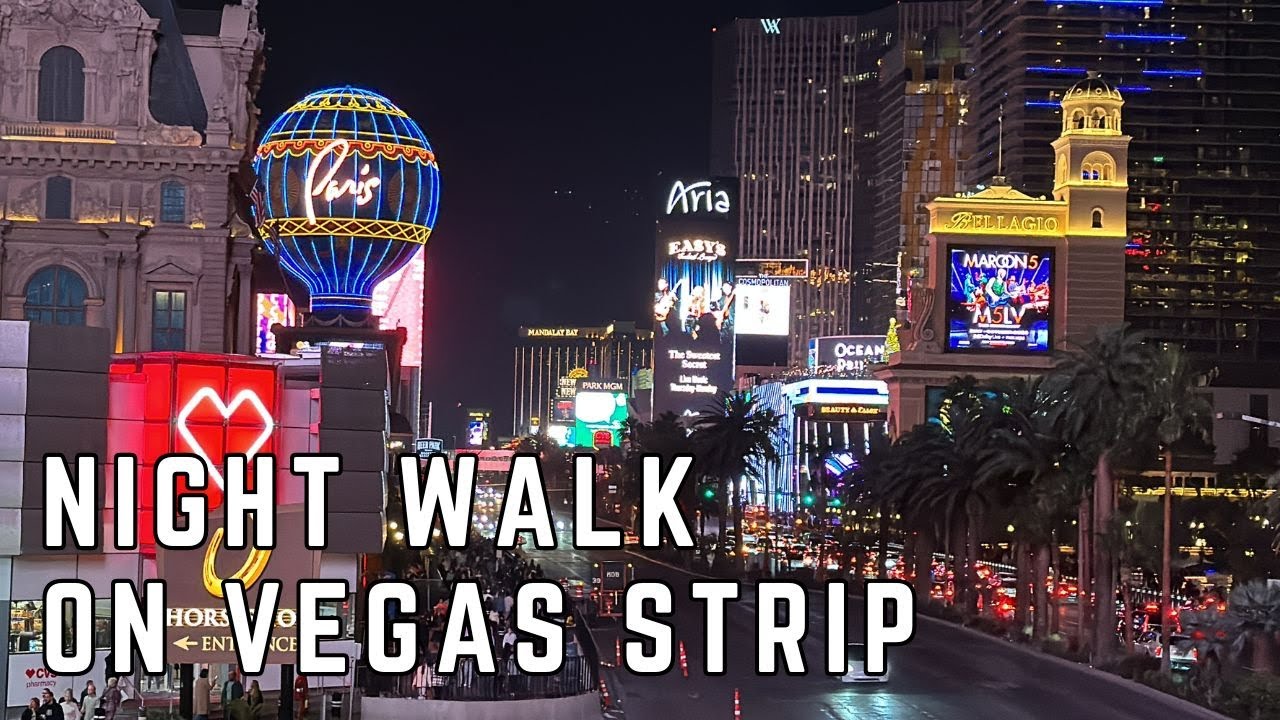 Experience the Vibe of Tuesday Nights on The Las Vegas Strip | Walking ...
