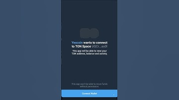 Connect wallet in yescoin #telegramgame #yescoin