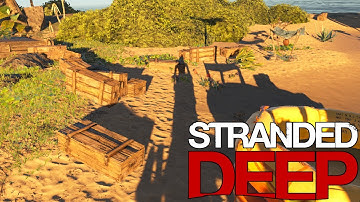 We must CLEAN up our BEACH and get ORGANIZED | Stranded Deep Episode 7