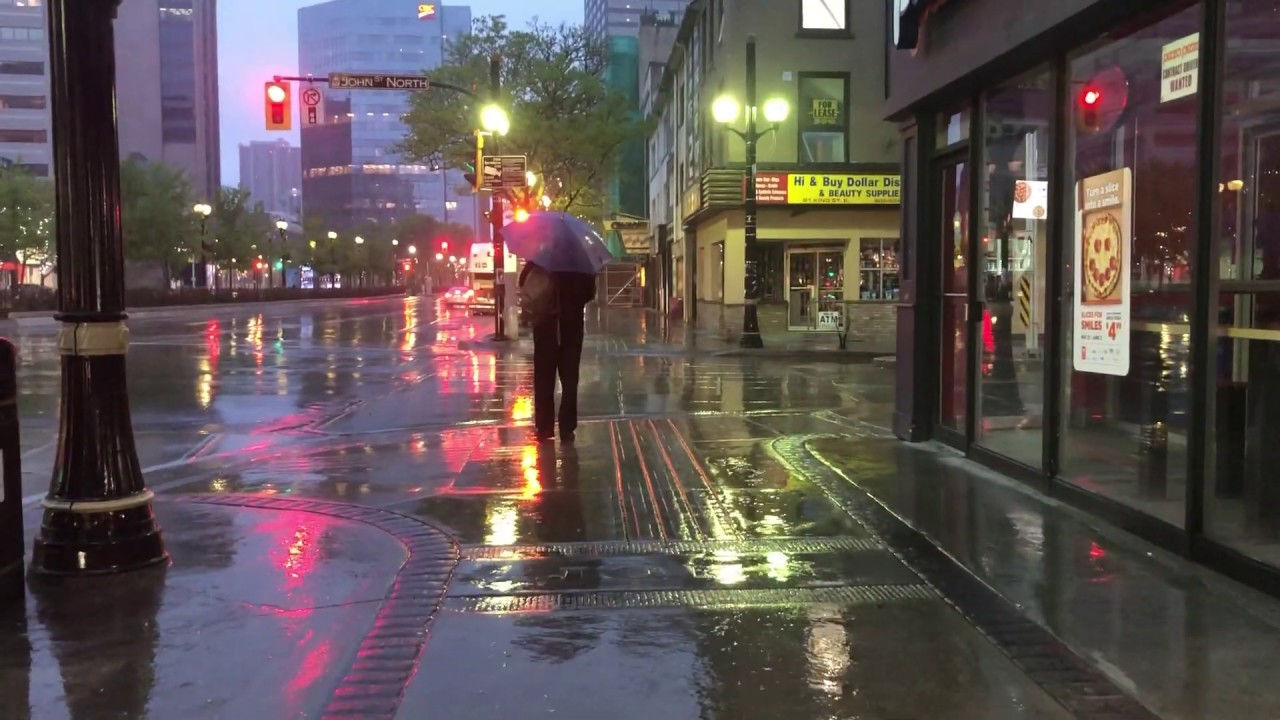 Hamilton Ontario Canada | Rain Walk | Virtual Walking Tour