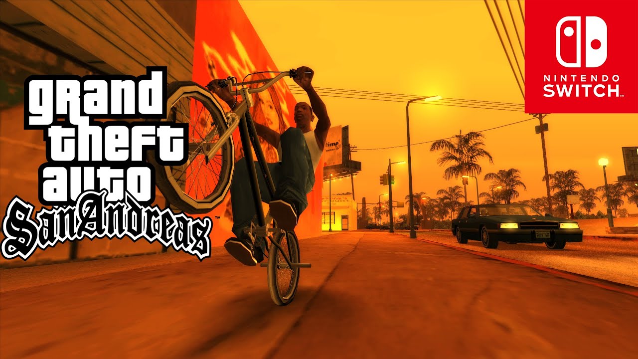 GTA San Andreas Nintendo Switch Gameplay on LineageOS YouTube