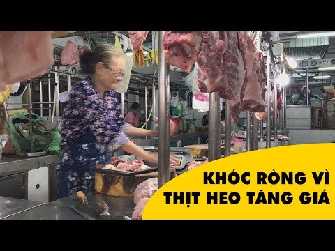Video Tiểu thương lo tái mặt vì giá thịt heo tăng phi mã mỗi... - youtube