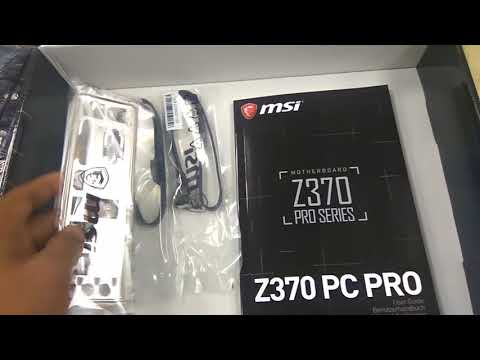 MSI Z370 PC PRO Motherboard Double Bandwidth Optimized multi gpu Unboxing  | Tech Land