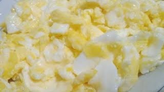 طريقة عمل البيض المقلي بالجبنه القريش(الفلاحي)لاحلي سحور في رمضان بجد روعه طريقة للفطار والعشاء تحفه