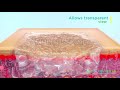 Wound masking and healing transparent cover | 3d medical animation | sample use only