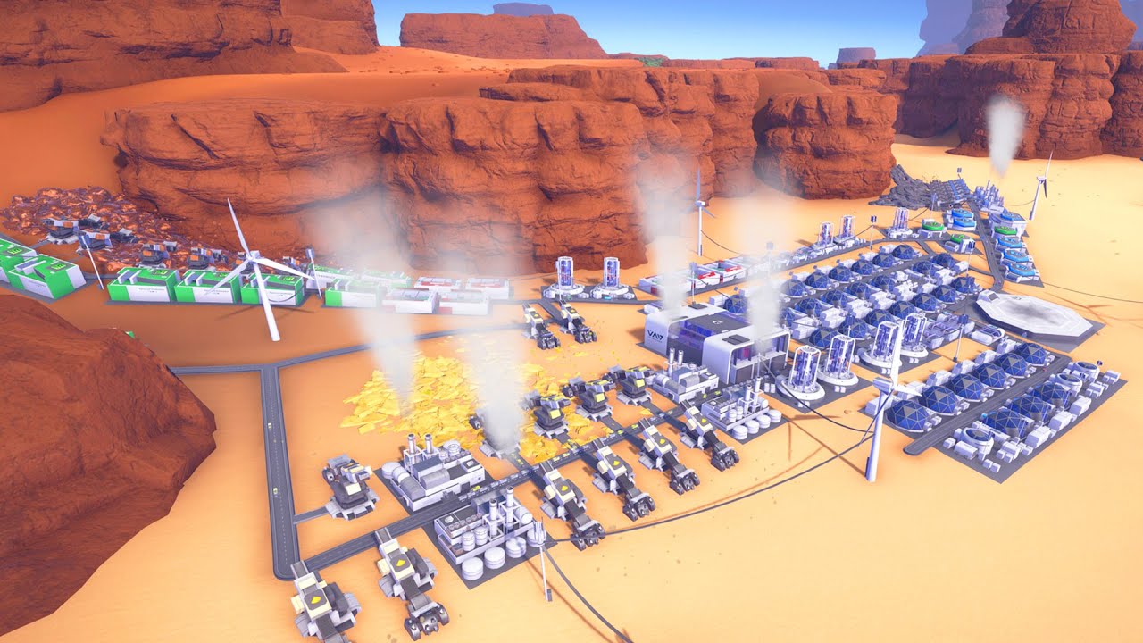 INFRASPACE | Space Colony Builder with Cities: Skylines & Surviving Mars like Gameplay