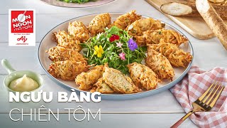 Món ngon dễ nấu NGƯU BÀNG CHIÊN TÔM giòn thơm, béo bùi | MÓN NGON MỖI NGÀY screenshot 5