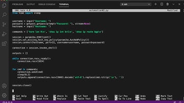 02 - Networks Automation Using Python - Paramiko - Arabic Language