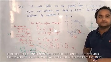 Concept building Q no. 39/ H.C. Verma Book/ Solution/ C.O.M , Momentum, Collisions/ IIT, NEET