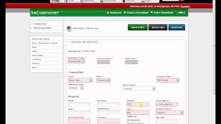 Creating a Greensheet