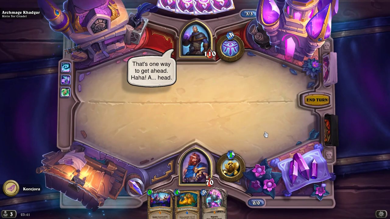 Khadgar reacts to Wondrous Wisdomball