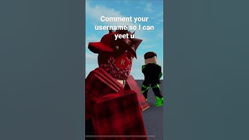 Comment your username so I can yeet u too #viral #roblox #funny #trending