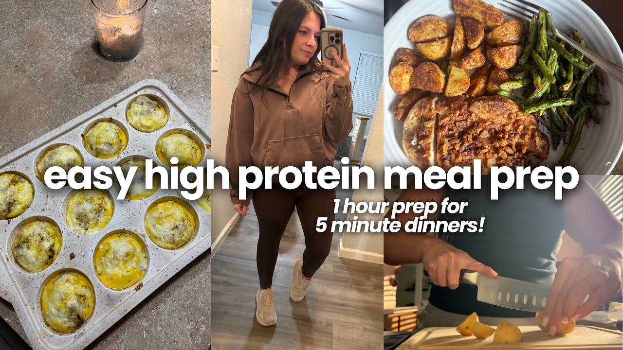 Готовим блюдо с высоким содержанием белка для легкого ужина в будни 🍴✨ + поход за продуктами!
