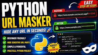 Python URL Masker: Hide Any URL in Seconds! 😱 | Beginner Python Project